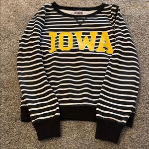 Victorias Secret Pink Iowa Hawkeyes Collegiate Crewneck Sweatshirt small